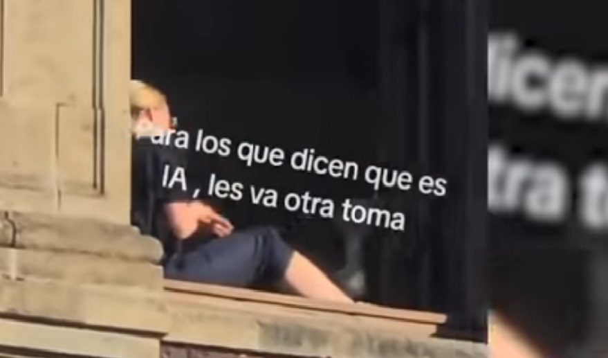 Sheinbaum se pronuncia y SANCIONA a mujer que se asoleaba en Palacio