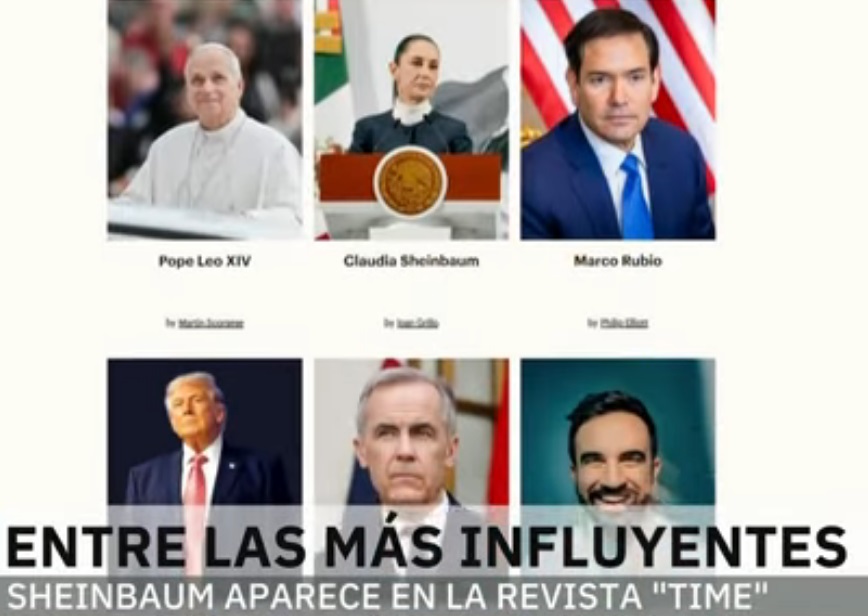 Claudia Sheinbaum hace historia en la lista de las 100 personas más influyentes de Time