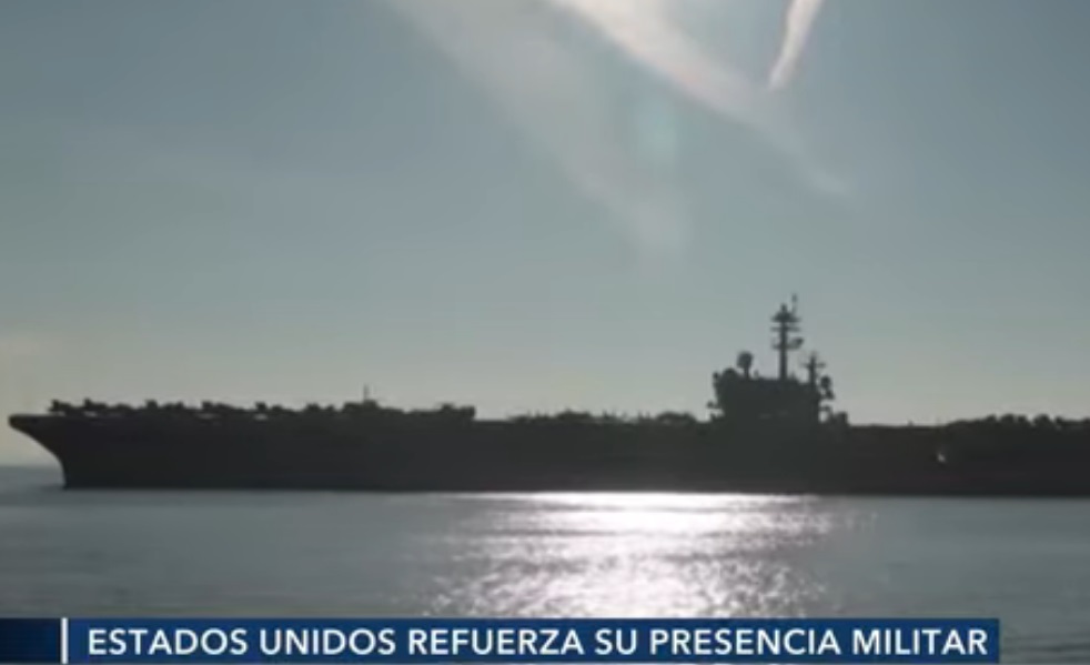 Llegó a Medio Oriente el tercer portaaviones para reforzar a EEUU