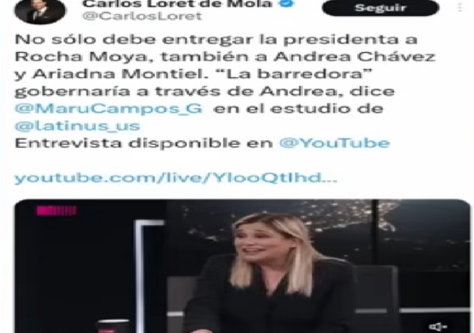 Exigen la detención y extradición de Andrea Chávez a EUA: Maru Campos