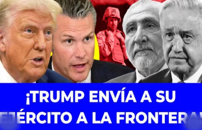 VIENEN POR EL PRIMERO! Trump envía a tropas del Ejército de EUA a la frontera con México