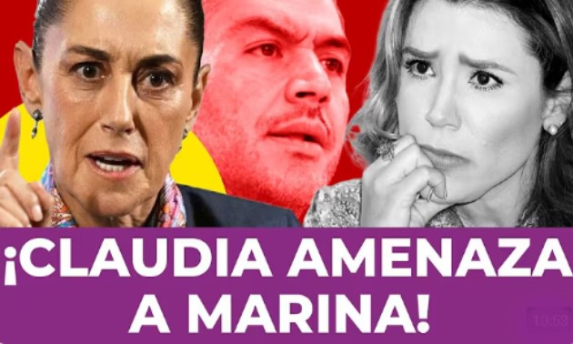 FURIA EN PALACIO! Sheinbaum amenaza con encarcelar a Marina del Pilar por ser informante del FBI