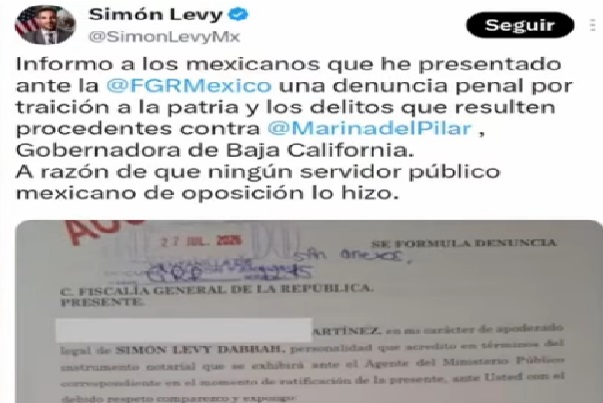 ACABARÁS EN LA CÁRCEL! Simón Levy denuncia a Marina del Pilar y anuncia acciones legales en EUA
