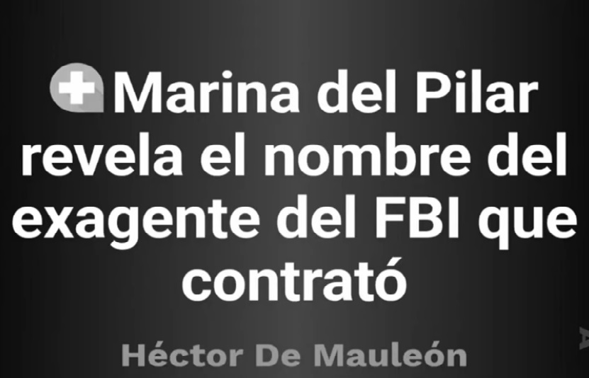 FILTRAN SU CHAT! Marina del Pilar pagó más de 4 millones a agente del FBI para frenar investigación